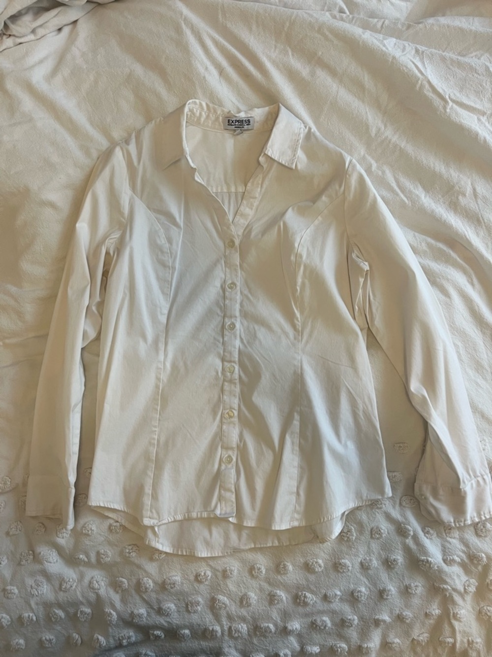 Express White Ultimate Essential Shirt